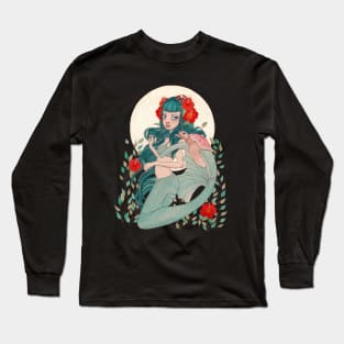 Under the Tahitian Moon Long Sleeve T-Shirt